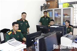 Kiểm tra kết quả phát triển khoa học, công nghệ, đổi mới sáng tạo, chuyển đổi số tại Trường Quân sự Quân khu, Lữ đoàn Phòng không 210, Công binh 575